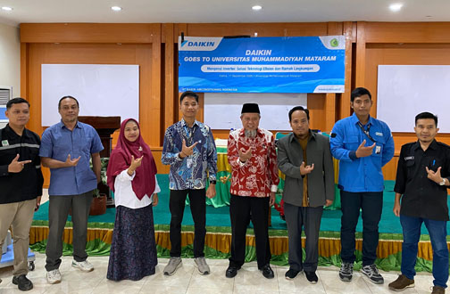 FAPERTA UMMAT dan PT. Daikin Airconditioning Indonesia : Gelar Pelatihan Mengenal Inverter – Solusi Teknologi Efisiensi dan Ramah Lingkungan