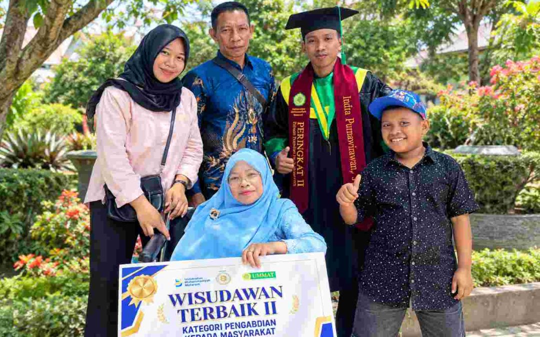 Torehkan Prestasi Riset dan Pengabdian, Indra Purnawirawan, S.T.P. Dari Prodi Teknik Pertanian Raih Wisudawan Terbaik II UMMAT Periode Ke-63